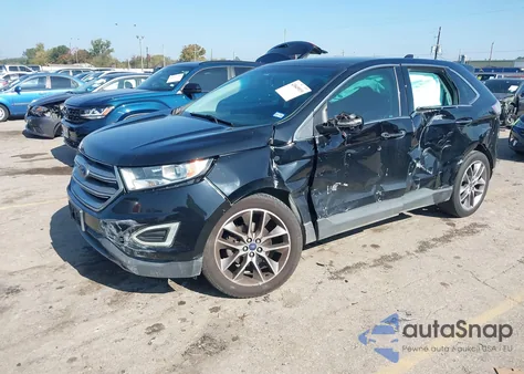 2017 Ford Edge Titanium из США, поврежденный, VIN 2FMPK3K98HBB26988